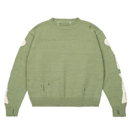 Night Life X-Ray Sweater Green