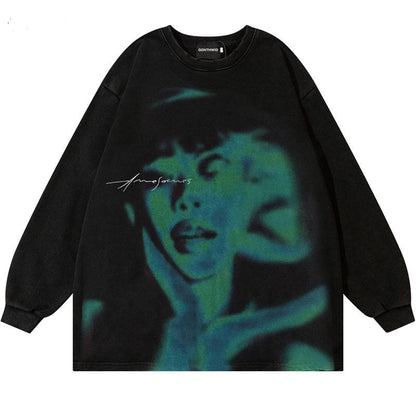 Shadow Punk Graphic Sweater