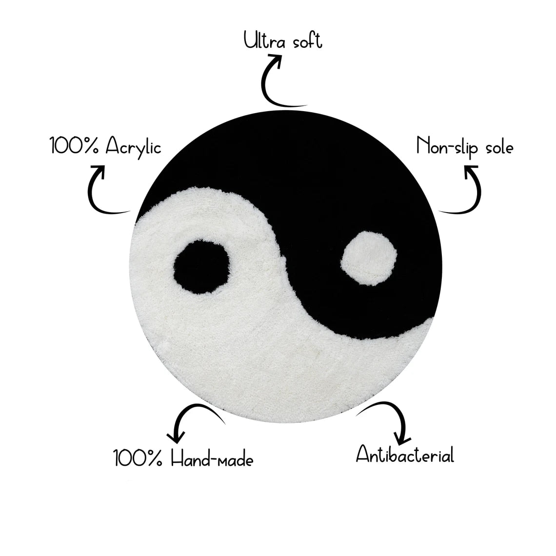 Yin and Yang Tufting Rug