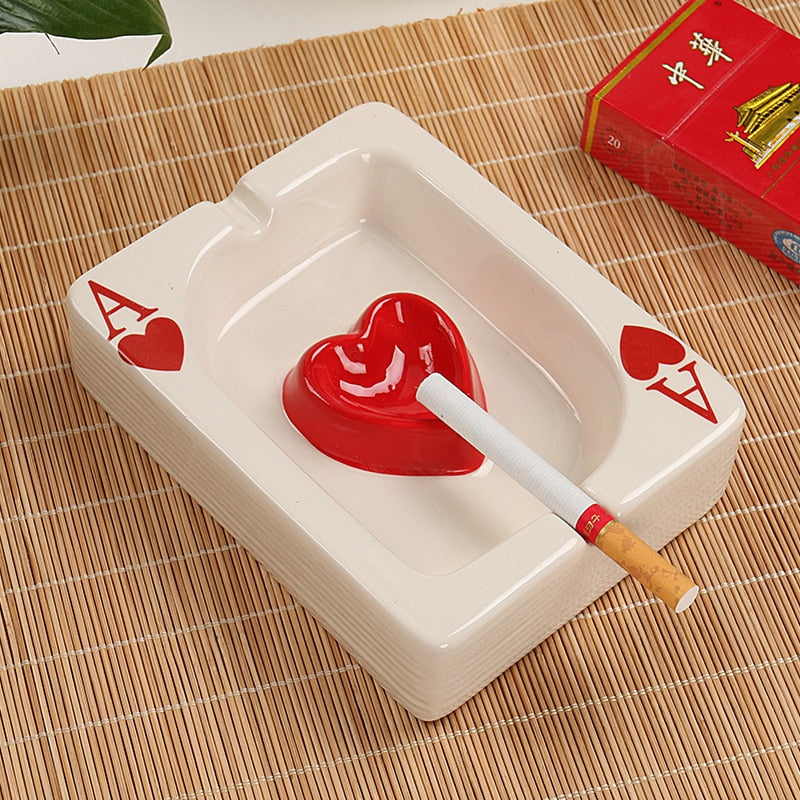 Poker Card Ashtray