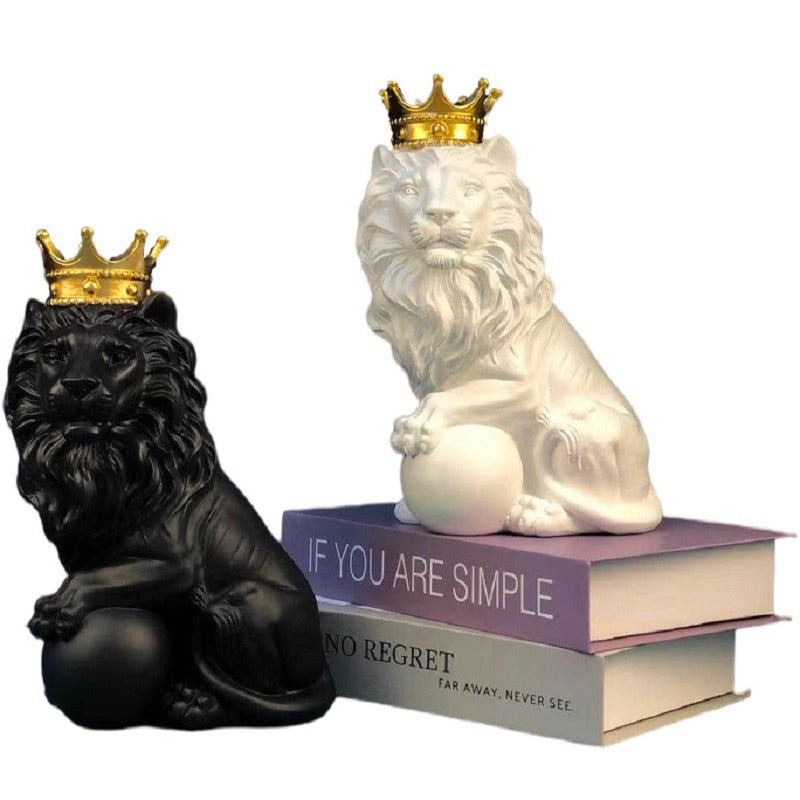 King Lion Statue