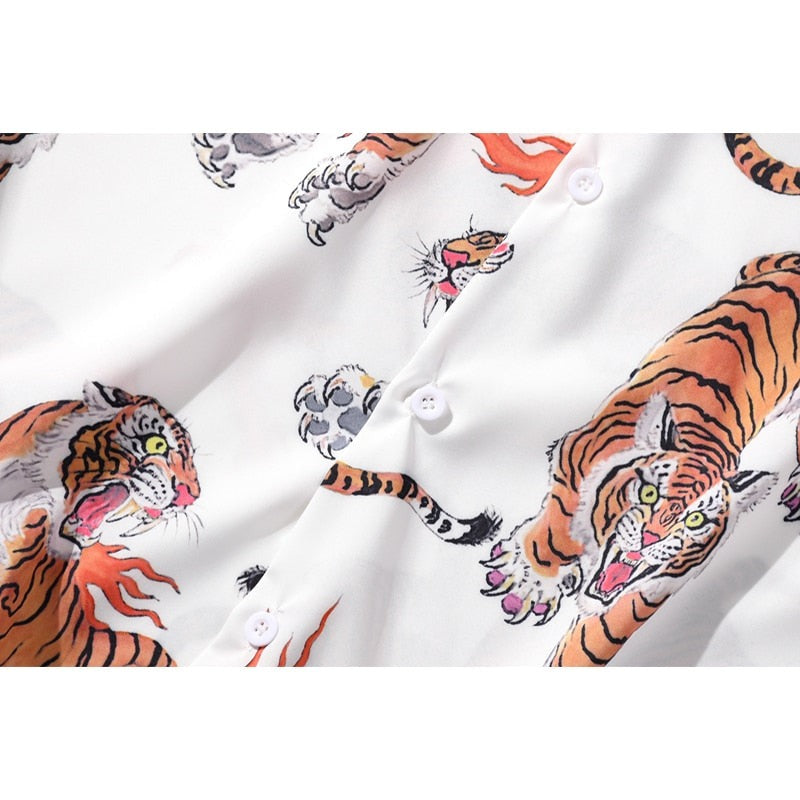 Tiger Print Summer Shirt