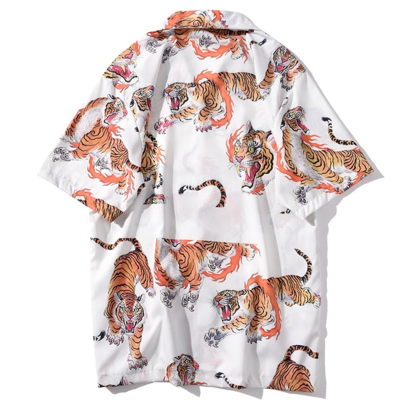 Tiger Print Summer Shirt