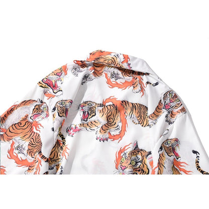 Tiger Print Summer Shirt