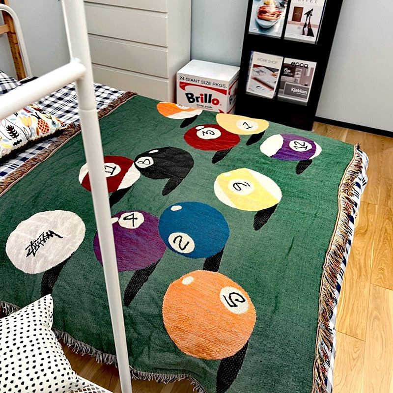 Billiards Throw Blanket