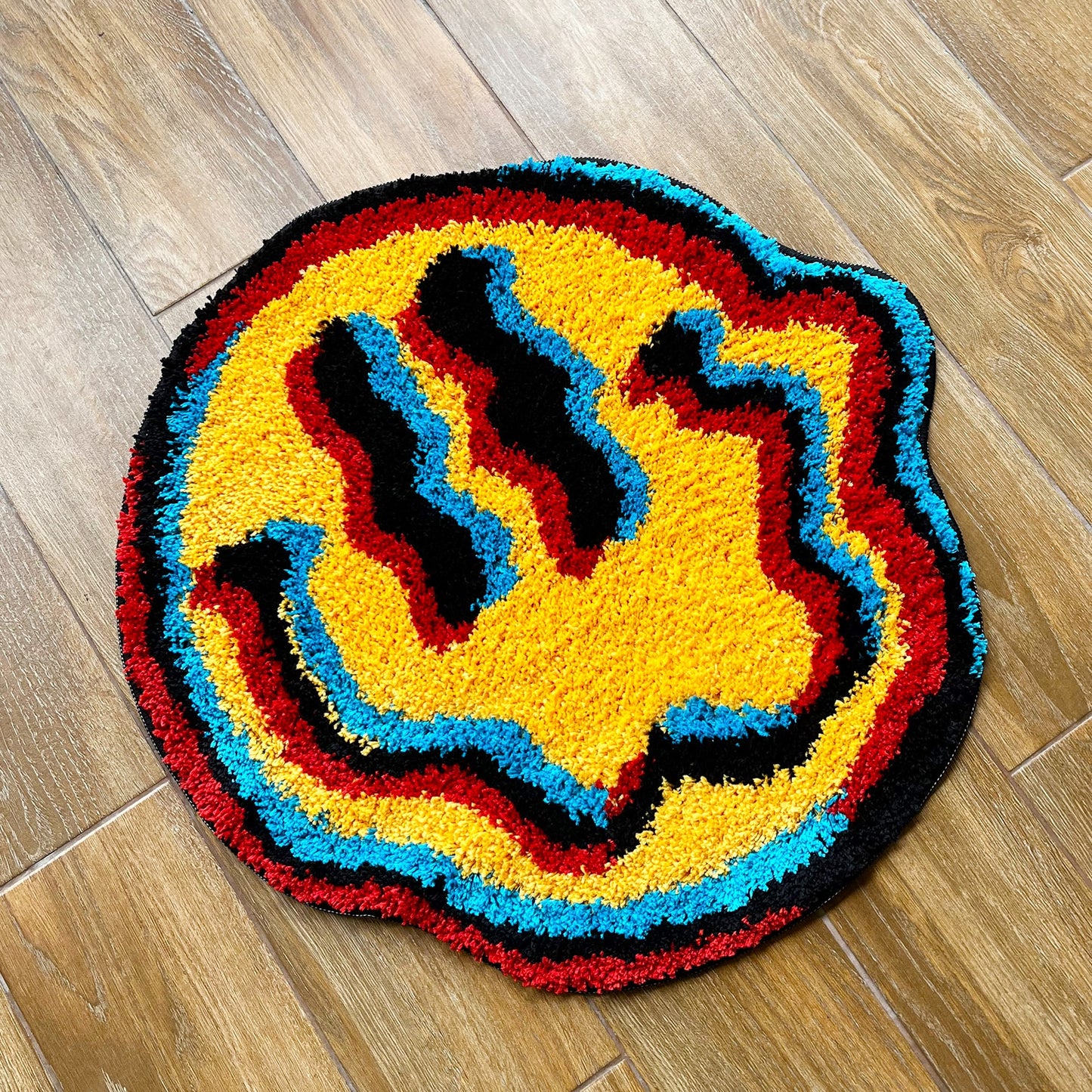 Trippy Smile Tufting Rug