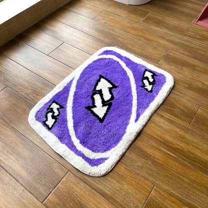 UNO Reverse Card Tufting Rug