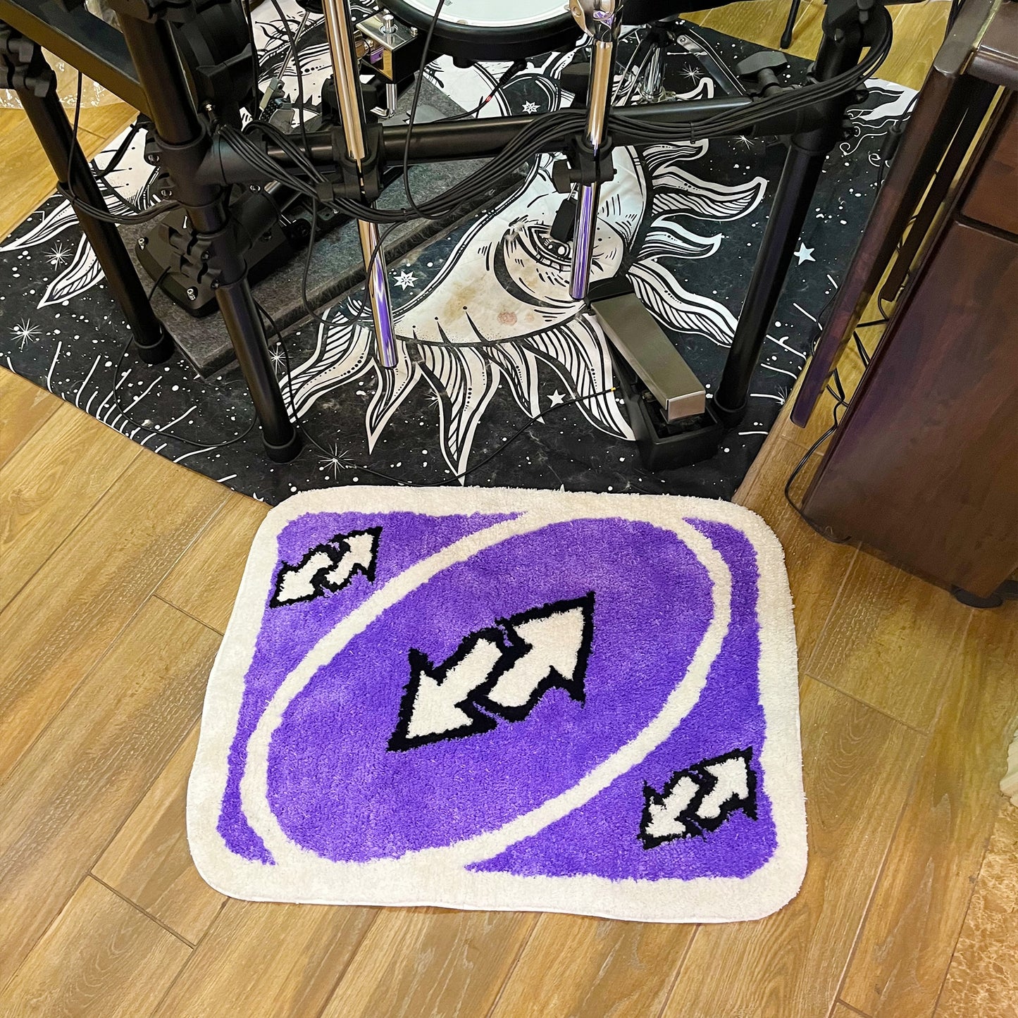 UNO Reverse Card Tufting Rug