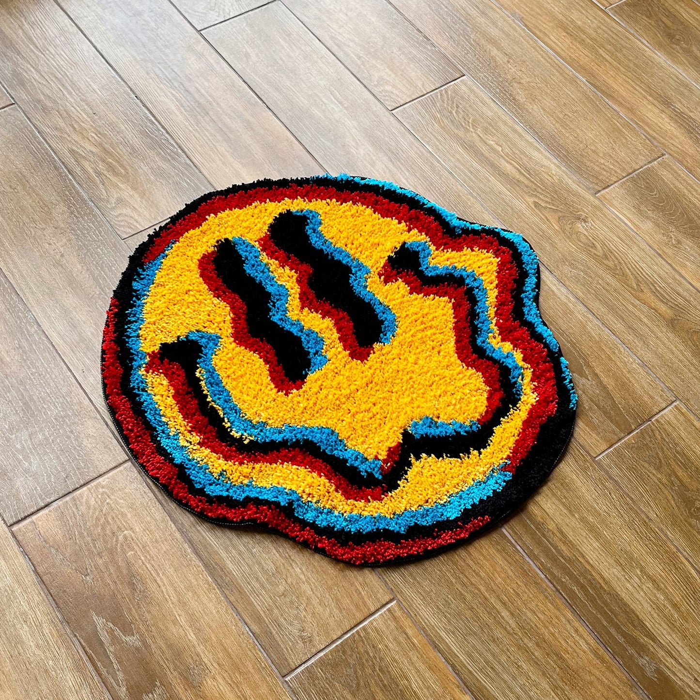 Trippy Smile Tufting Rug