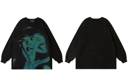 Shadow Punk Graphic Sweater