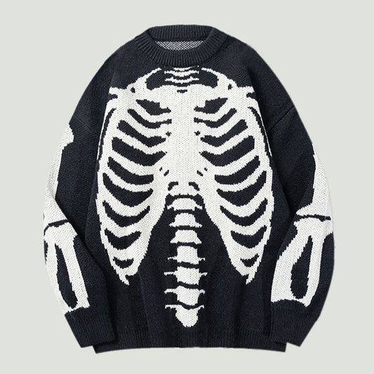 Night Life X-Ray Sweater Black/Blue