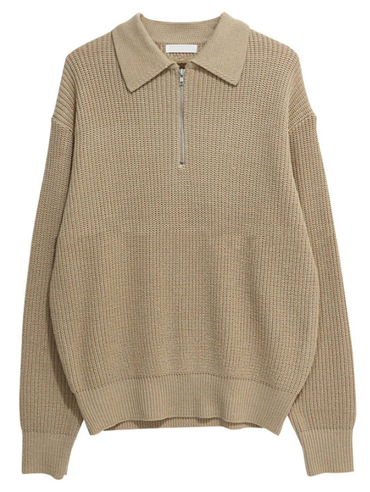 Old Money Quarter-Zip Sweater