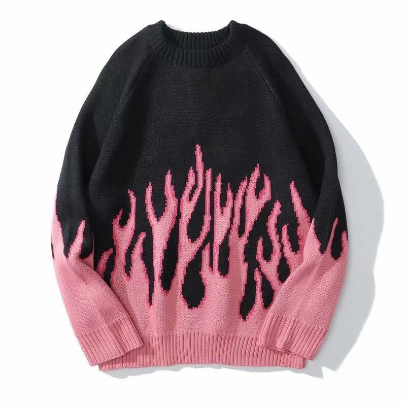 Street Flame Knitted Sweater