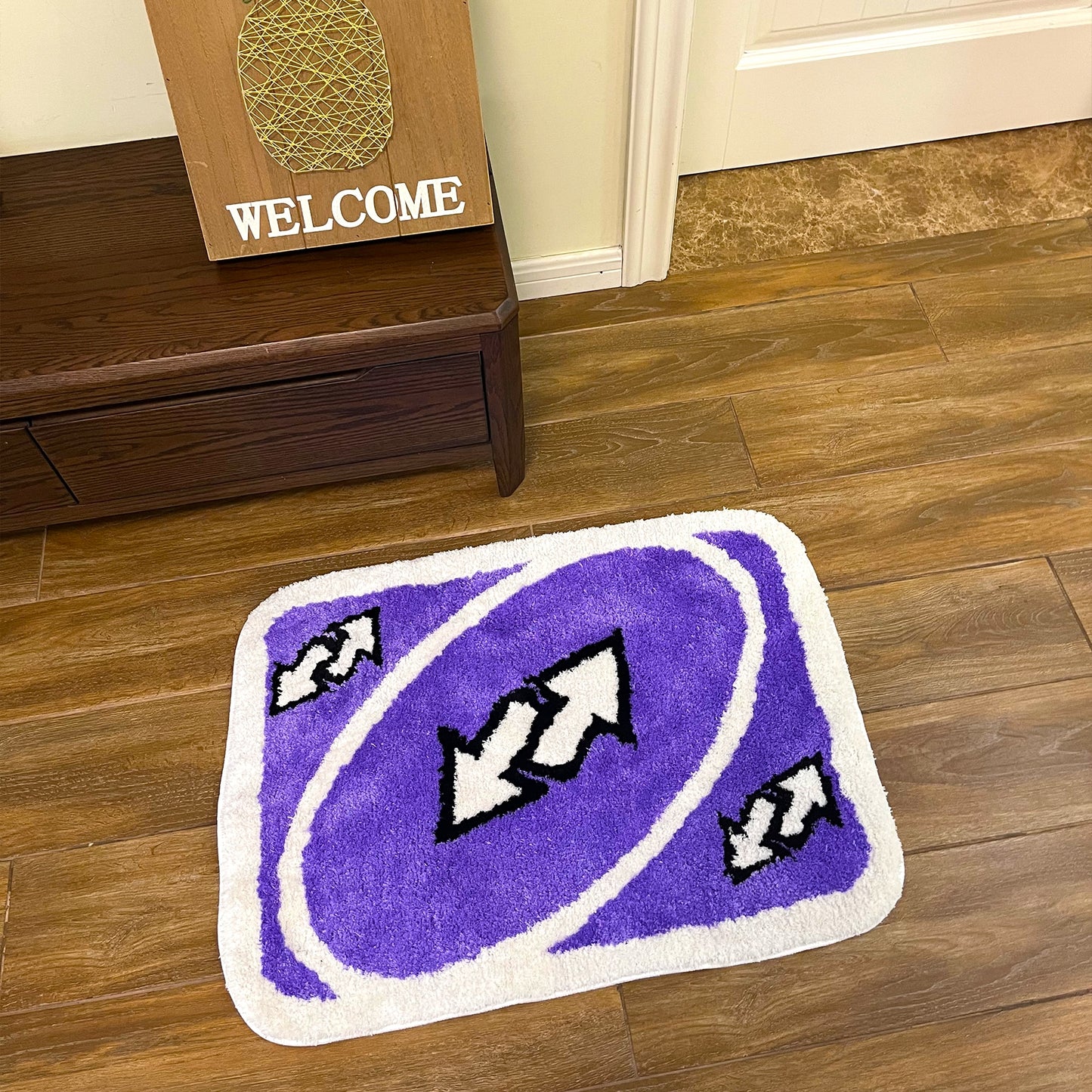 UNO Reverse Card Tufting Rug